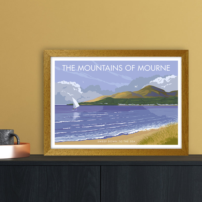 NI The Mountains Of Mourne Art Print by Stephen Millership A3 Print Only