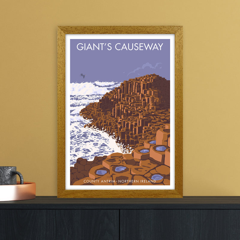NI Giant'S Causeway Art Print by Stephen Millership A3 Print Only