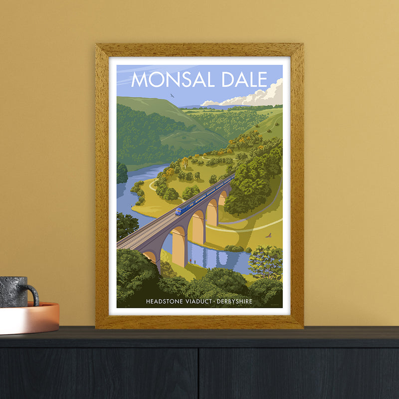 Derbyshire Monsal Dale 2 Art Print by Stephen Millership A3 Print Only