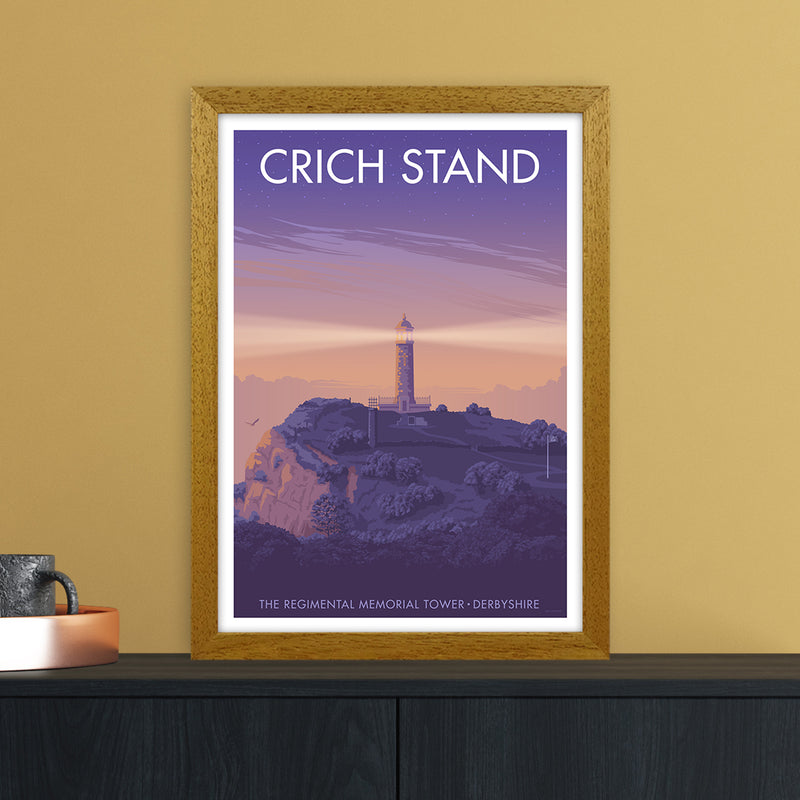 Derbyshire Crich Stand Art Print by Stephen Millership A3 Print Only