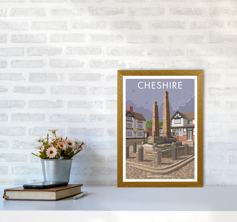 Cheshire Sandbach Travel Art Print by Stephen Millership A3 Print Only