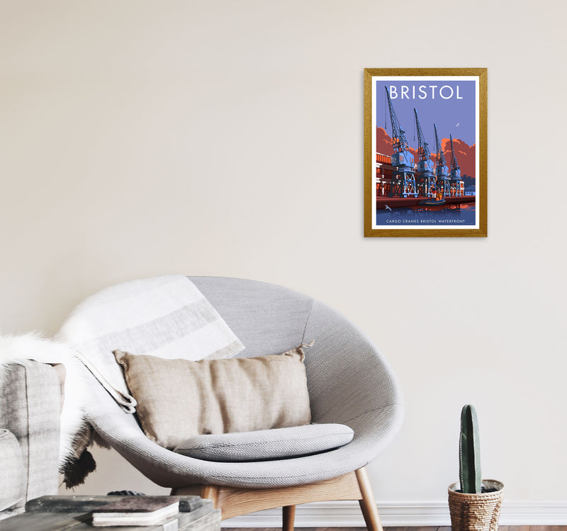 Bristol Waterfront Art Print by Stephen Millership A3 Print Only