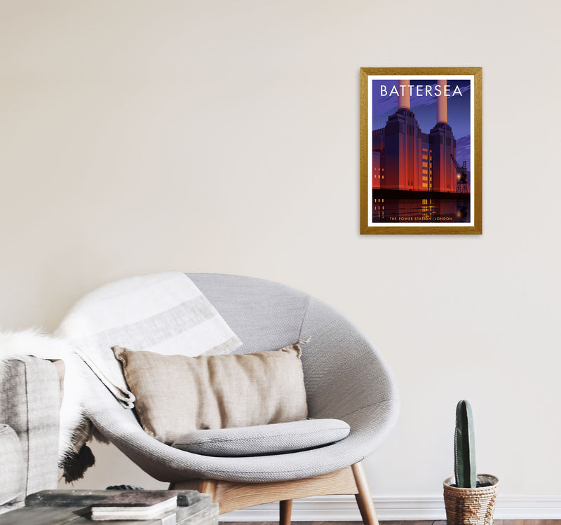 Battersea by Stephen Millership A3 Print Only