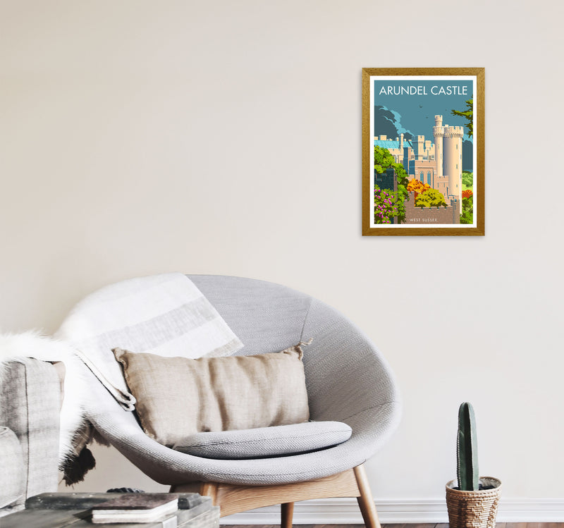 Arundel Castle Sussex Art Print by Stephen Millership A3 Print Only