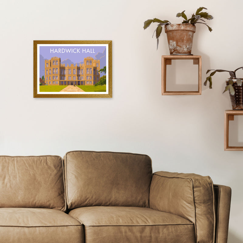 Derbyshire Hardwick Hall Art Print by Stephen Millership A3 Print Only