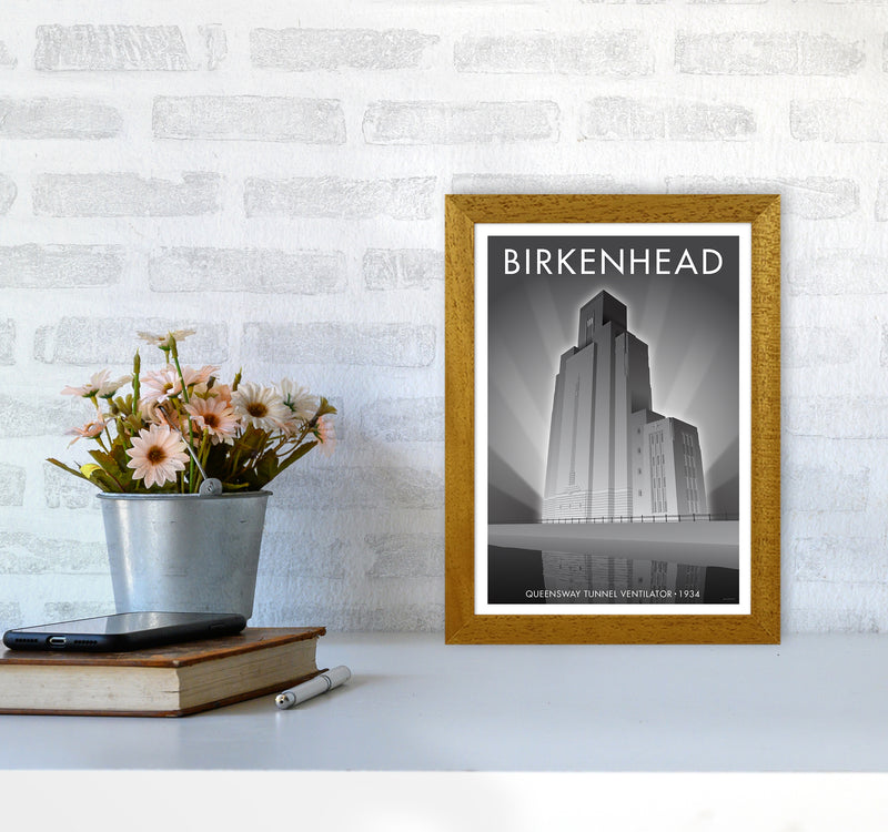 Birkenhead Queensway Tunnel Travel Art Print By Stephen Millership A4 Print Only