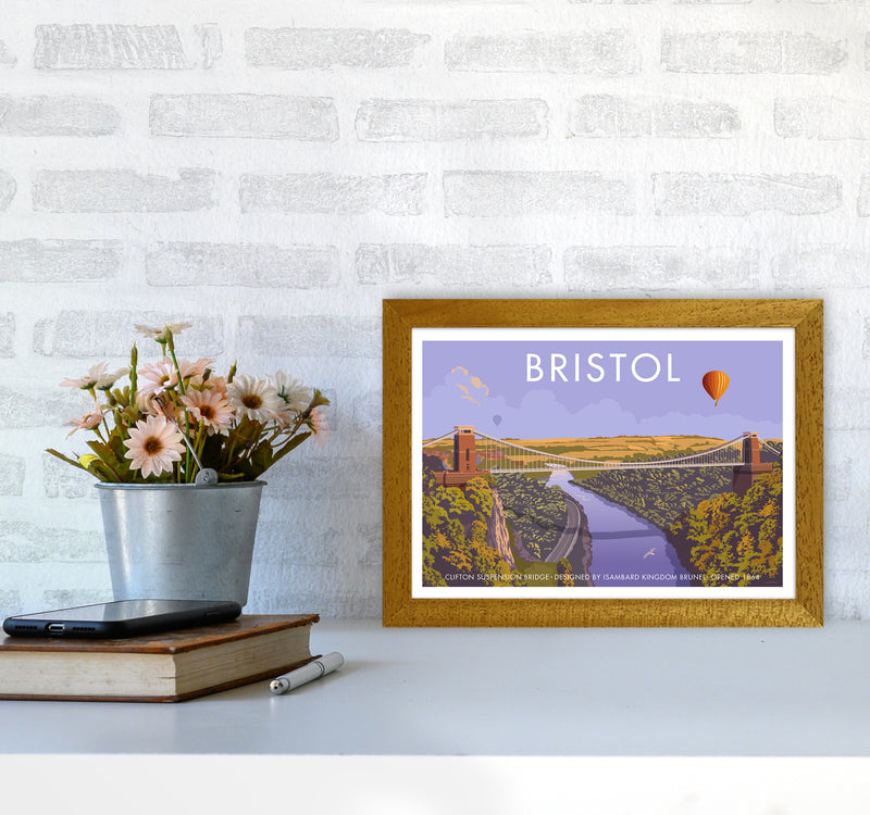 Bristol Clifton Travel Art Print By Stephen Millership A4 Print Only