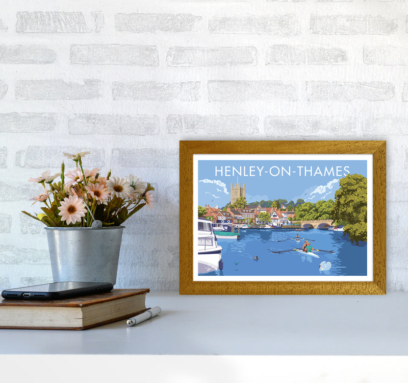 Henley On Thames Travel Art Print By Stephen Millership A4 Print Only