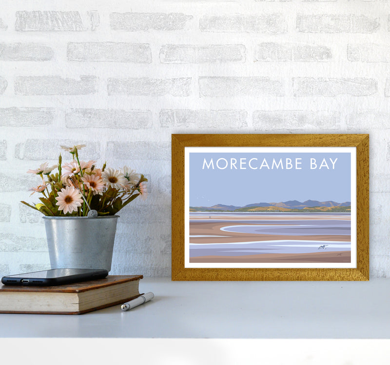 Morecambe Bay Travel Art Print By Stephen Millership A4 Print Only