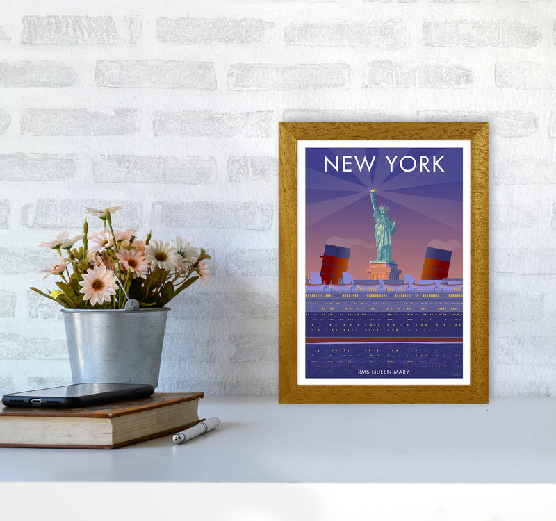 New York Travel Art Print By Stephen Millership A4 Print Only