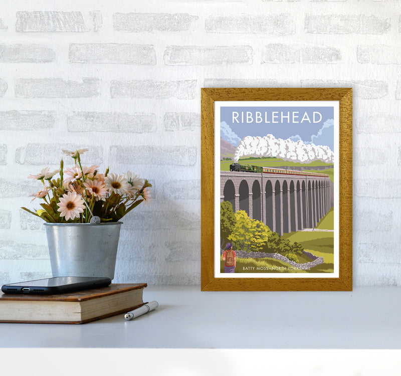 Ribblehead Travel Art Print By Stephen Millership A4 Print Only