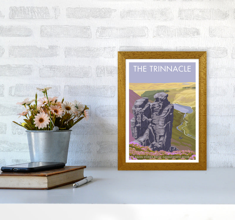 Saddleworth Trinnacle Travel Art Print By Stephen Millership A4 Print Only