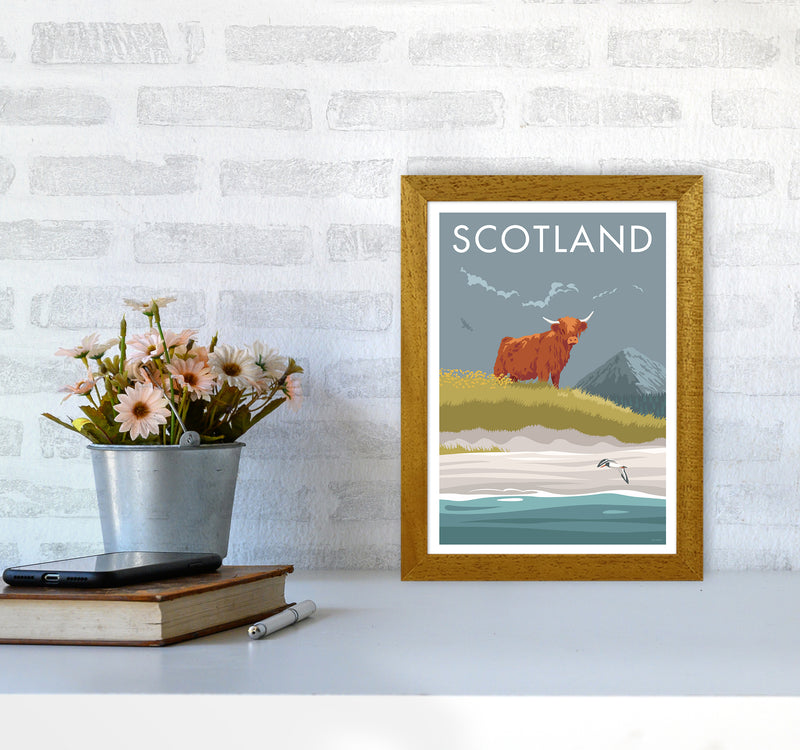 Scotland Angus Travel Art Print By Stephen Millership A4 Print Only