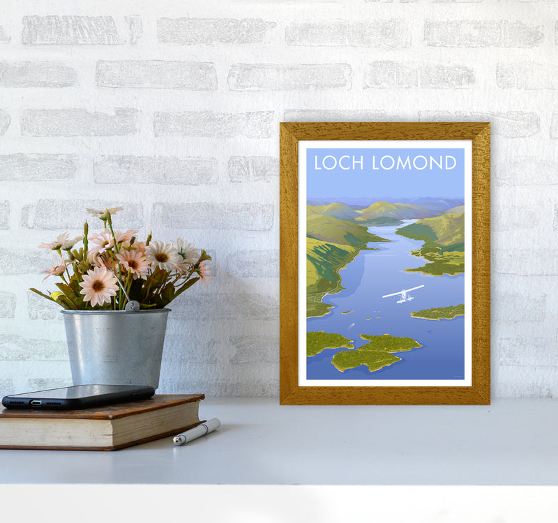 Scotland Loch Lomond Travel Art Print By Stephen Millership A4 Print Only
