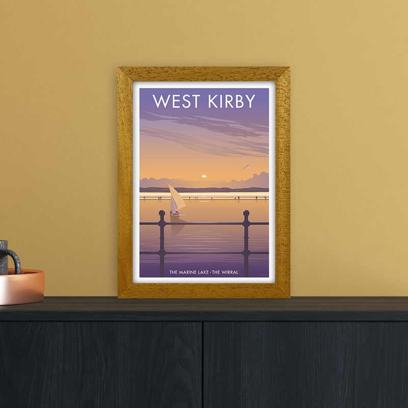 Wirral West Kirby Art Print by Stephen Millership A4 Print Only