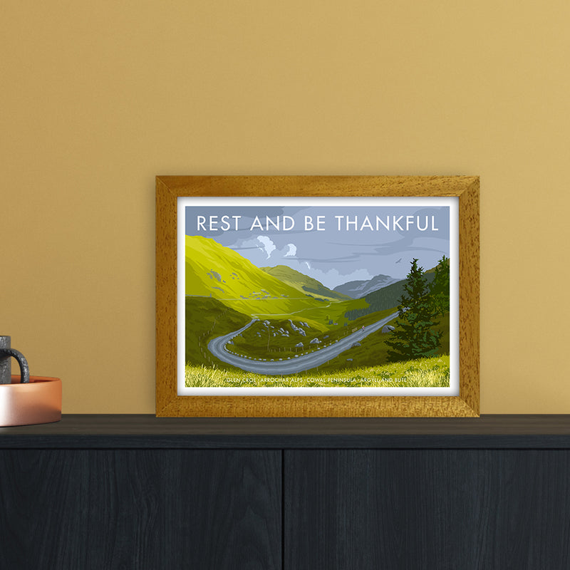 Scotland Rest And Be Thankful Art Print by Stephen Millership A4 Print Only