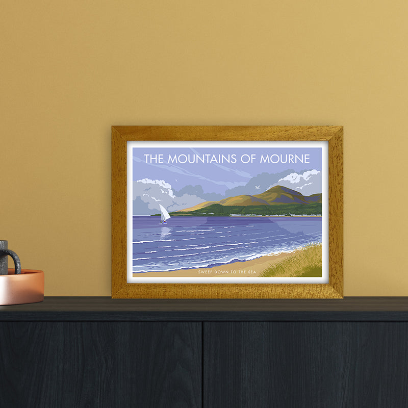 NI The Mountains Of Mourne Art Print by Stephen Millership A4 Print Only