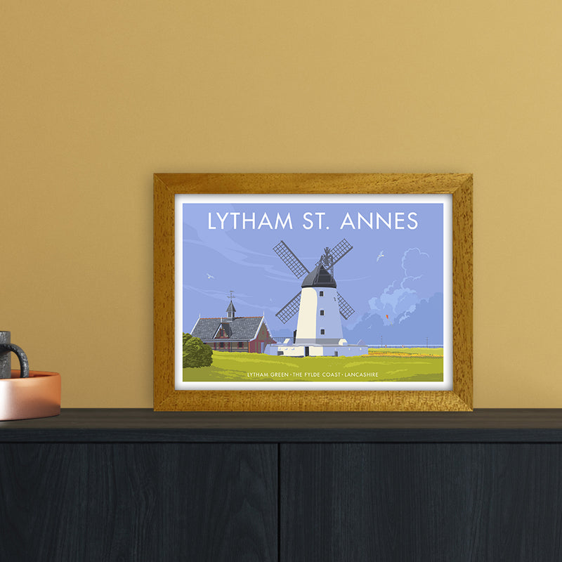 Lytham Windmill Art Print by Stephen Millership A4 Print Only