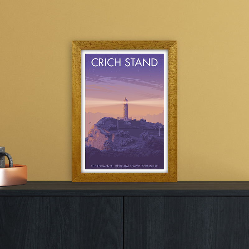Derbyshire Crich Stand Art Print by Stephen Millership A4 Print Only