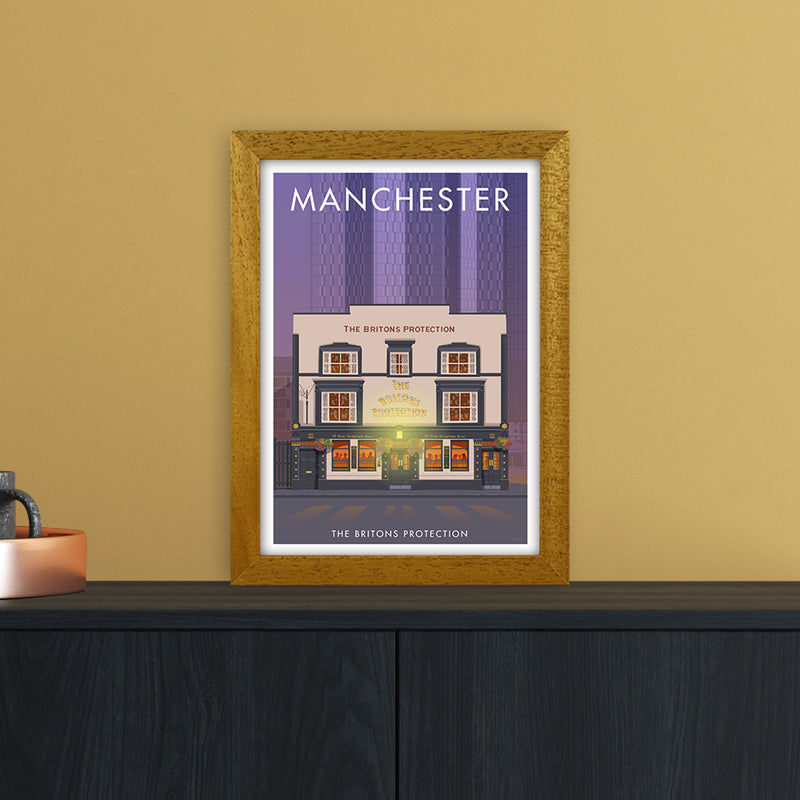 Manchester Britons Protection Art Print by Stephen Millership A4 Print Only