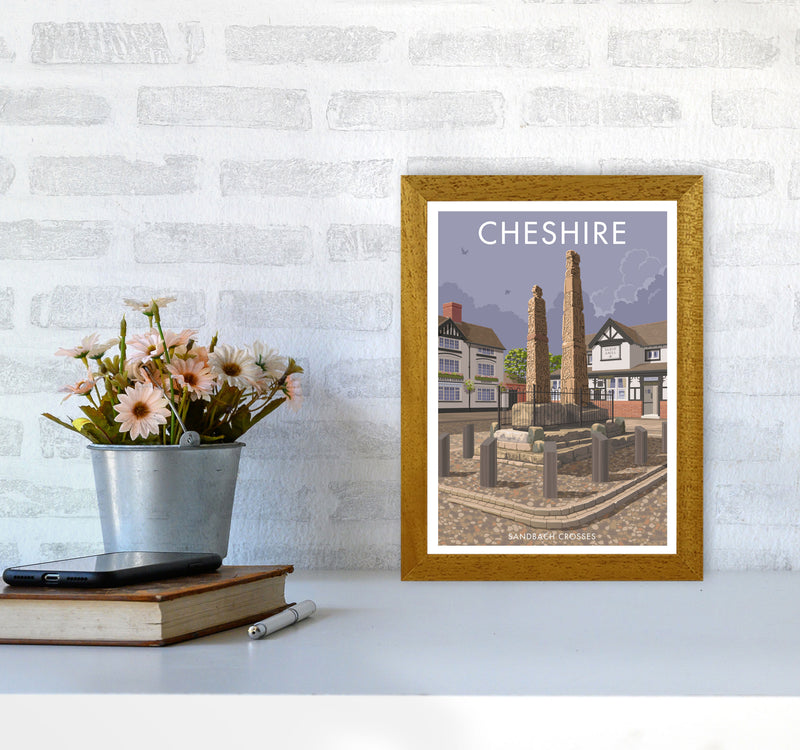 Cheshire Sandbach Travel Art Print by Stephen Millership A4 Print Only
