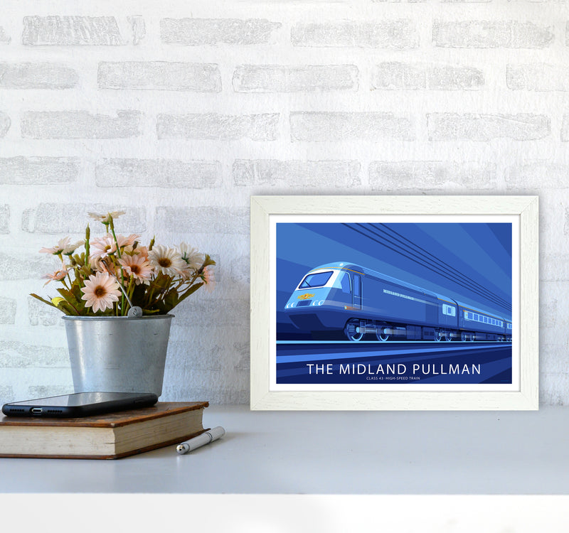 Hst Pulman Travel Art Print By Stephen Millership A4 Oak Frame