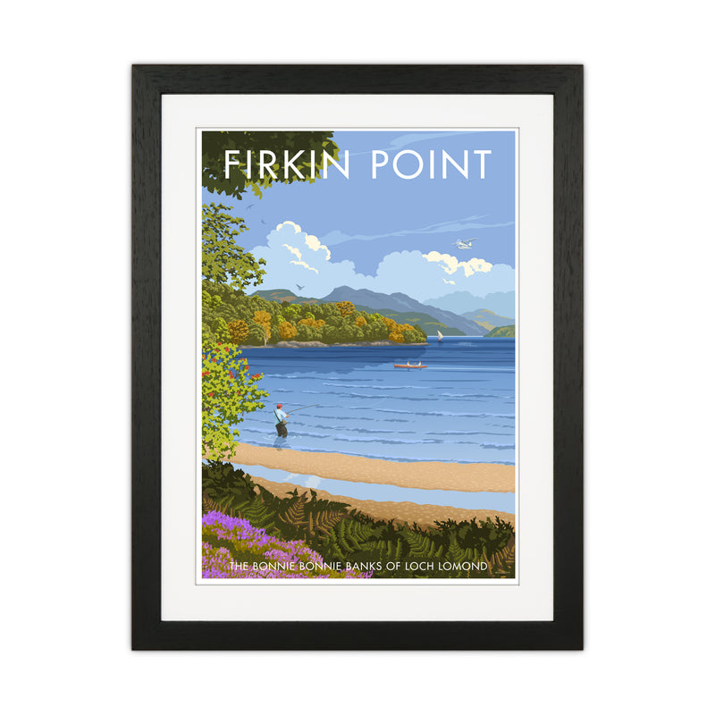 Firkin Point Art Print by Stephen Millership Black Grain