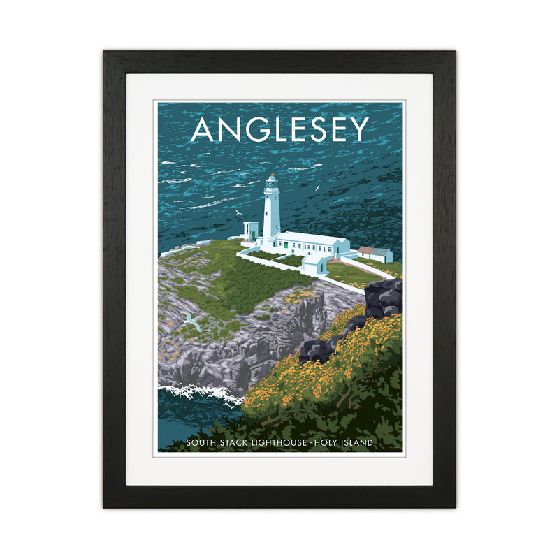 Anglesey Art Print by Stephen Millership Black Grain
