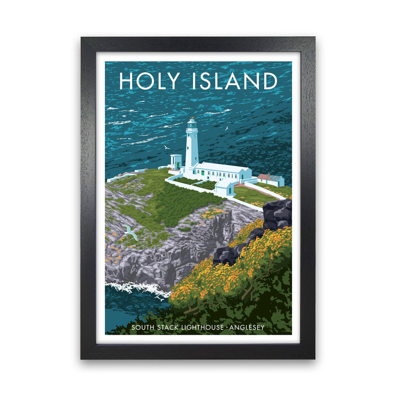 Holy Island by Stephen Millership Black Grain