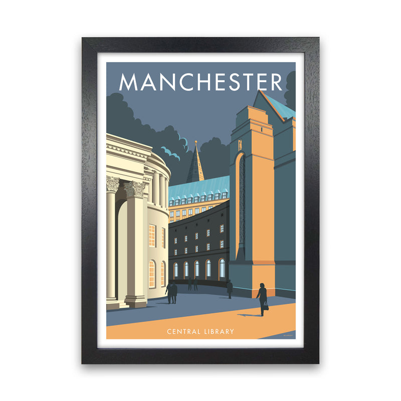 Manchester by Stephen Millership Black Grain