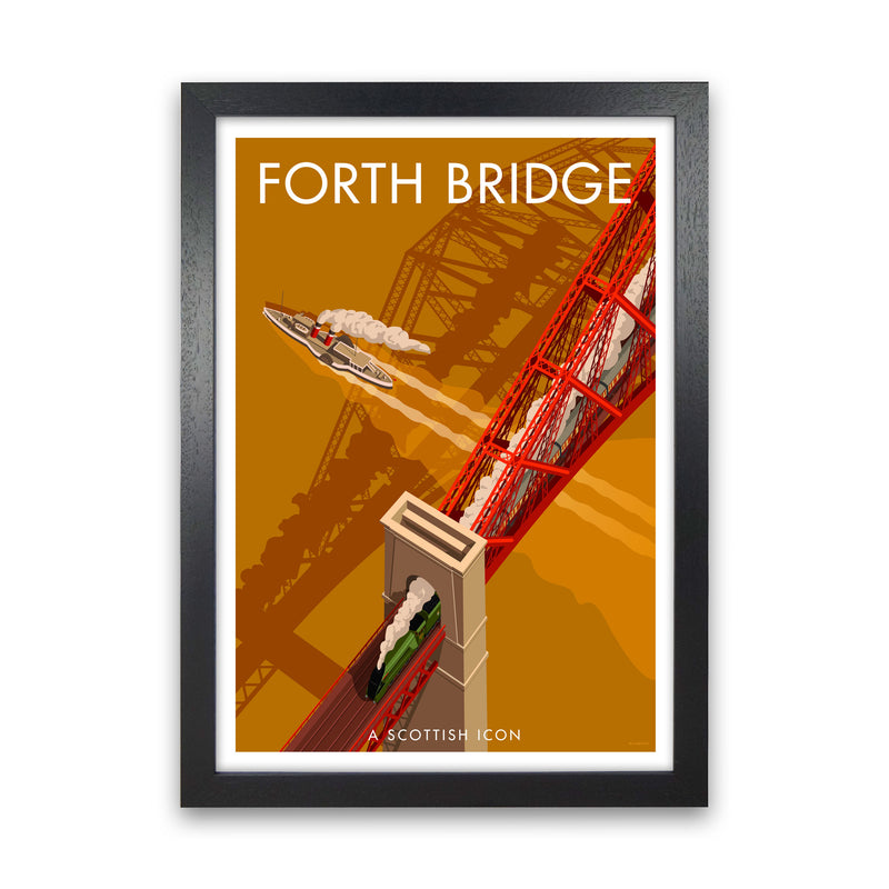 Forth Bridge by Stephen Millership Black Grain