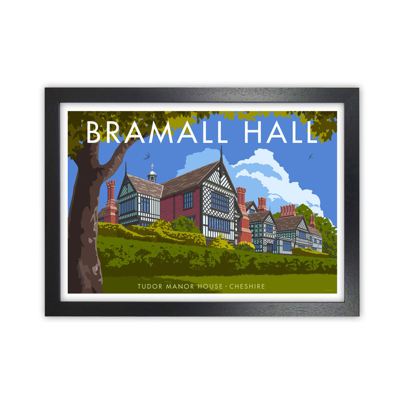 Bramall Hall by Stephen Millership Black Grain