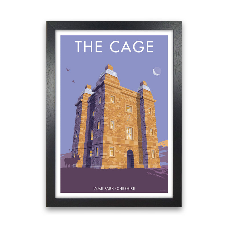 The Cage Art Print by Stephen Millership Black Grain