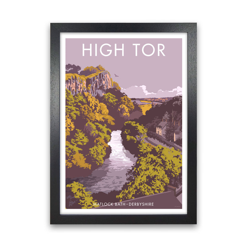High Tor Art Print by Stephen Millership Black Grain