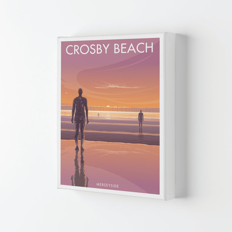 Crosby Beach Travel Art Print By Stephen Millership Canvas