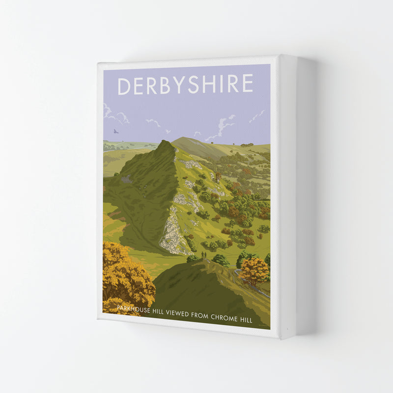 Derbyshire Chrome Hill Travel Art Print By Stephen Millership Canvas