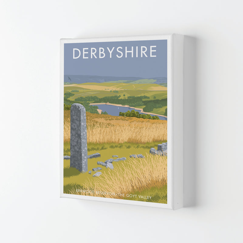 Derbyshire Errwood Travel Art Print By Stephen Millership Canvas