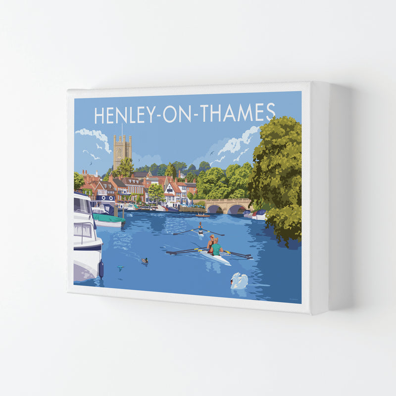 Henley On Thames Travel Art Print By Stephen Millership Canvas