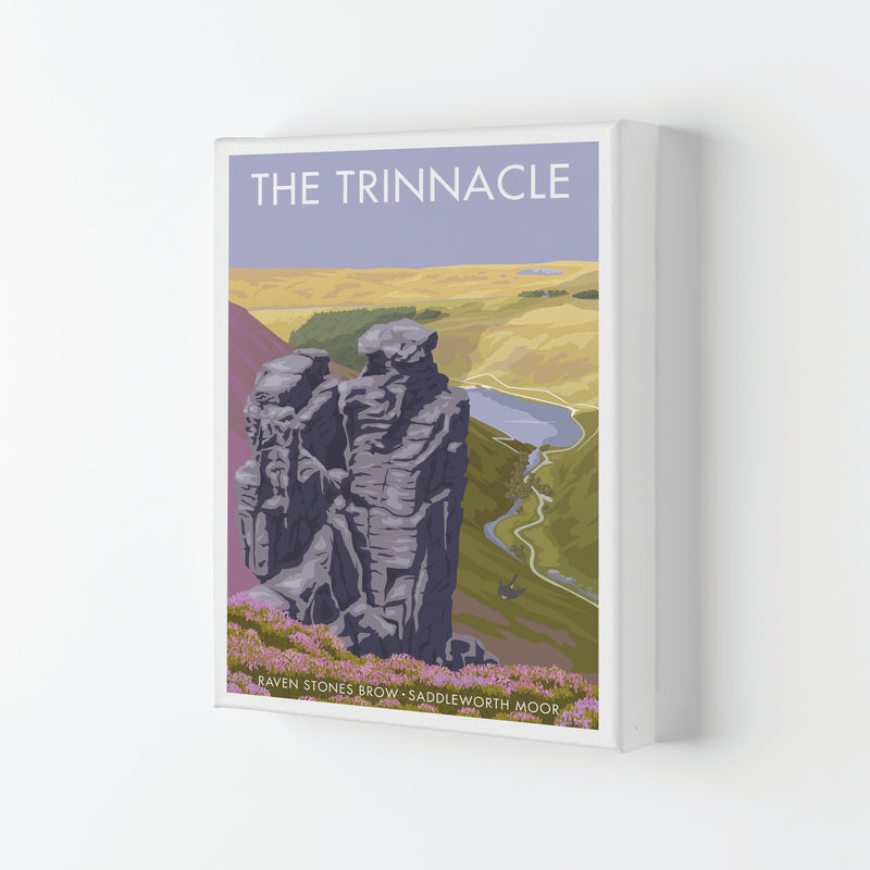 Saddleworth Trinnacle Travel Art Print By Stephen Millership Canvas