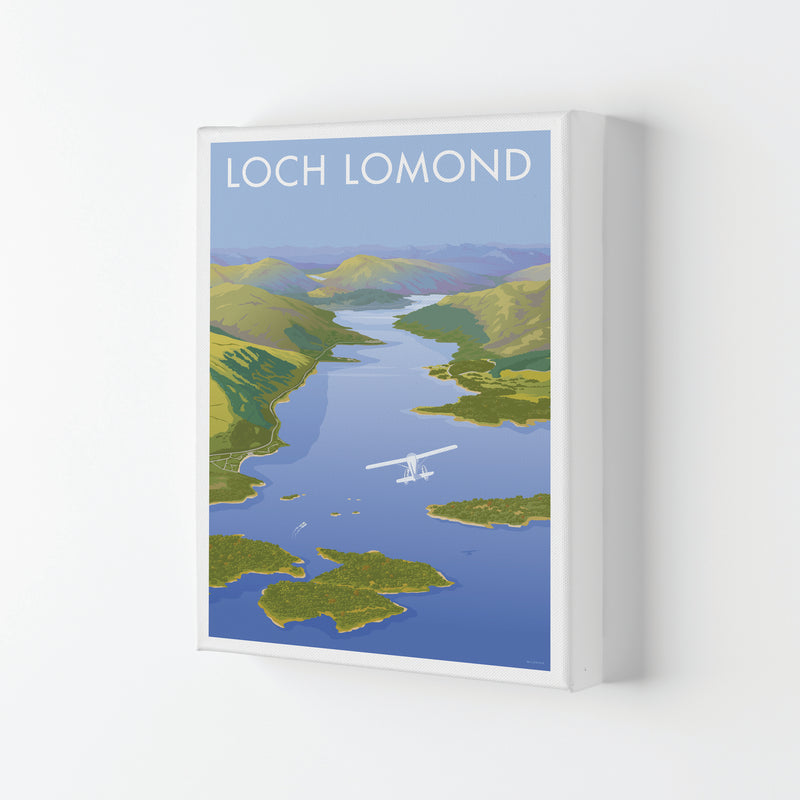 Scotland Loch Lomond Travel Art Print By Stephen Millership Canvas