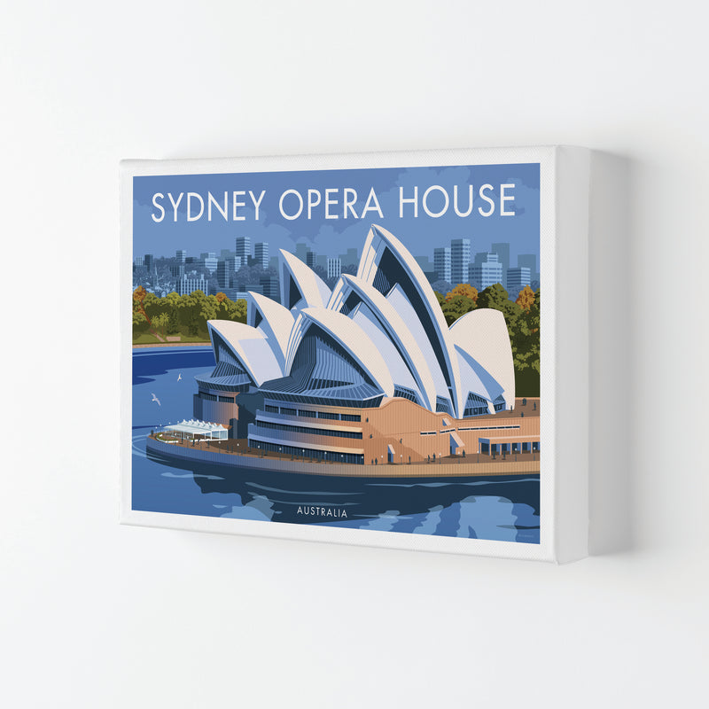 Sydney Opera House Travel Art Print By Stephen Millership Canvas