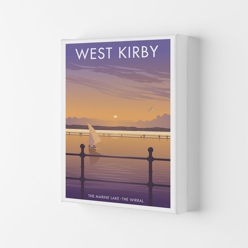 Wirral West Kirby Art Print by Stephen Millership Canvas