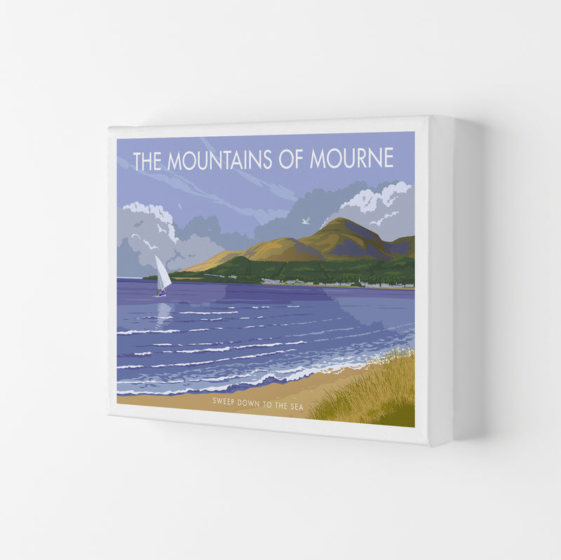 NI The Mountains Of Mourne Art Print by Stephen Millership Canvas