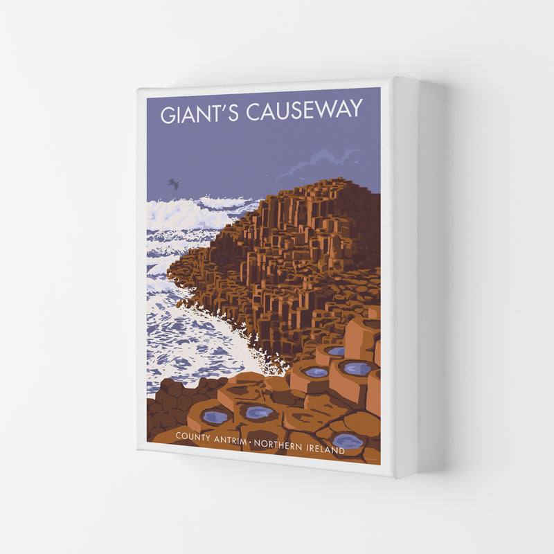 NI Giant'S Causeway Art Print by Stephen Millership Canvas