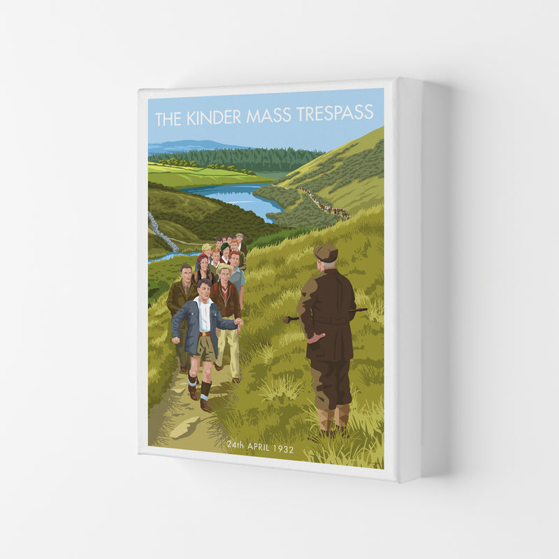 The Peak District Kinder Trespass Art Print by Stephen Millership Canvas