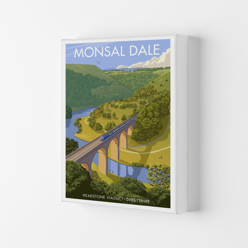 Derbyshire Monsal Dale 2 Art Print by Stephen Millership Canvas