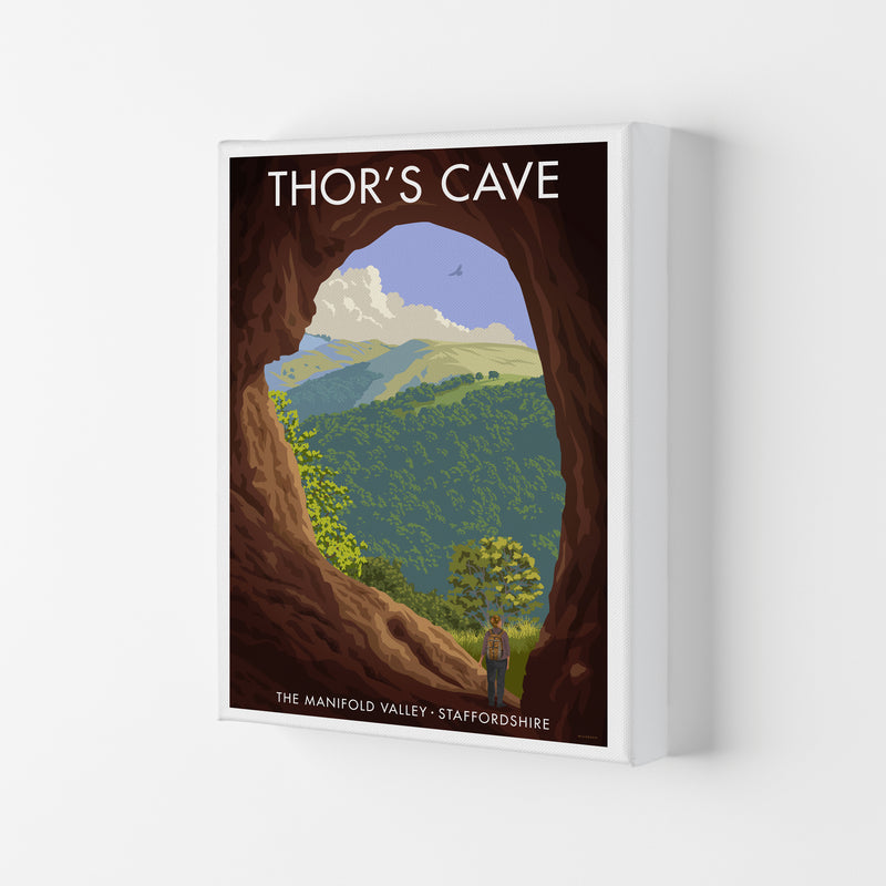 Staffordshire Thors Cave Travel Art Print by Stephen Millership Canvas