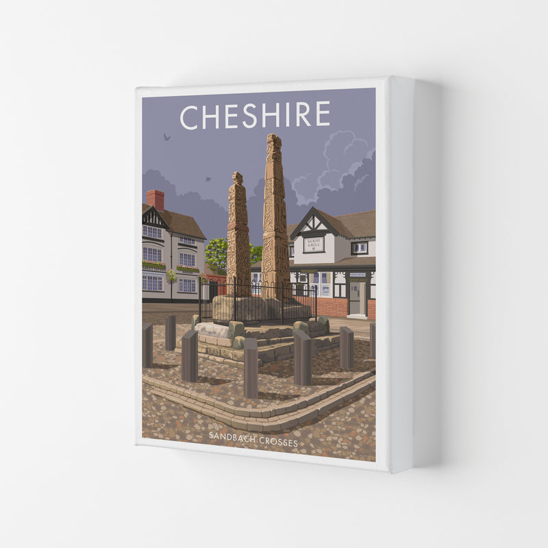 Cheshire Sandbach Travel Art Print by Stephen Millership Canvas