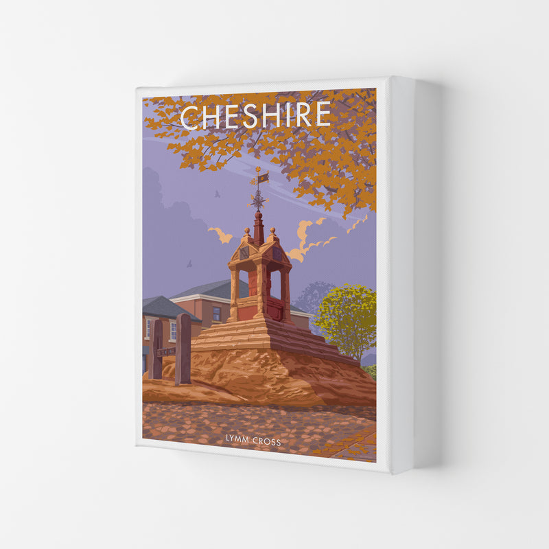 Cheshire Lymm Travel Art Print by Stephen Millership Canvas
