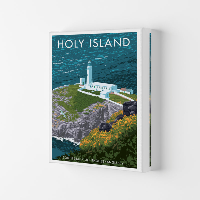 Holy Island by Stephen Millership Canvas